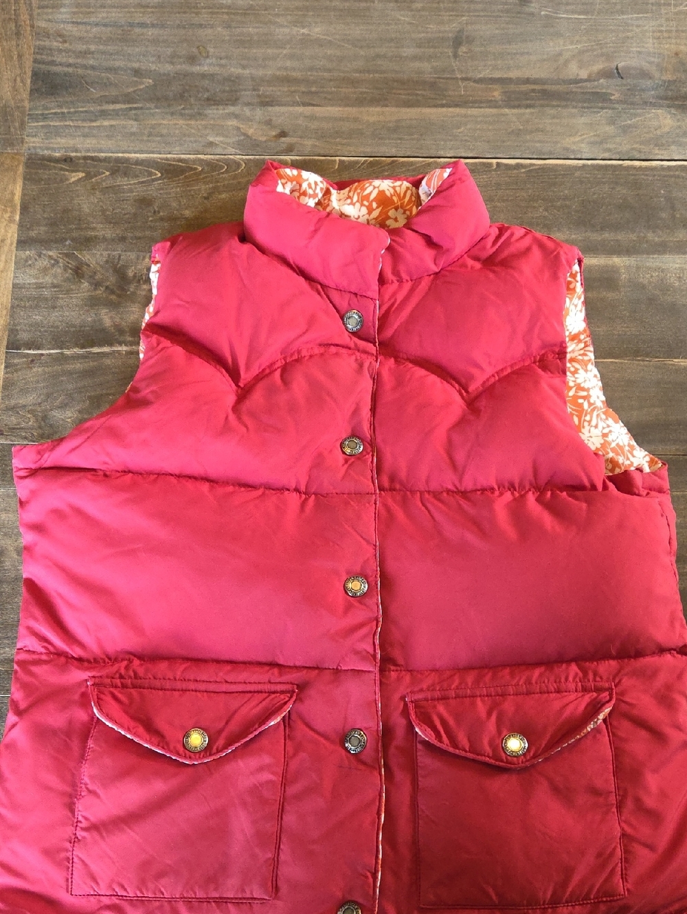 American Eagle Down Puffer Vest Reversible